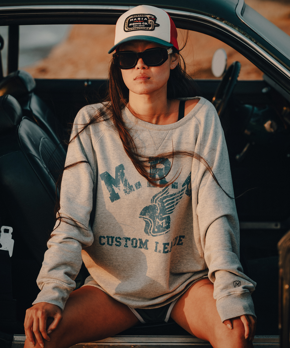 NEW! - Custom League Sweatshirt - Mescla Grey