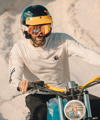 Panther Head Long Sleeve - Off White