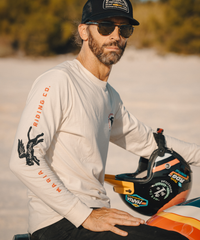 Panther Head Long Sleeve - Off White