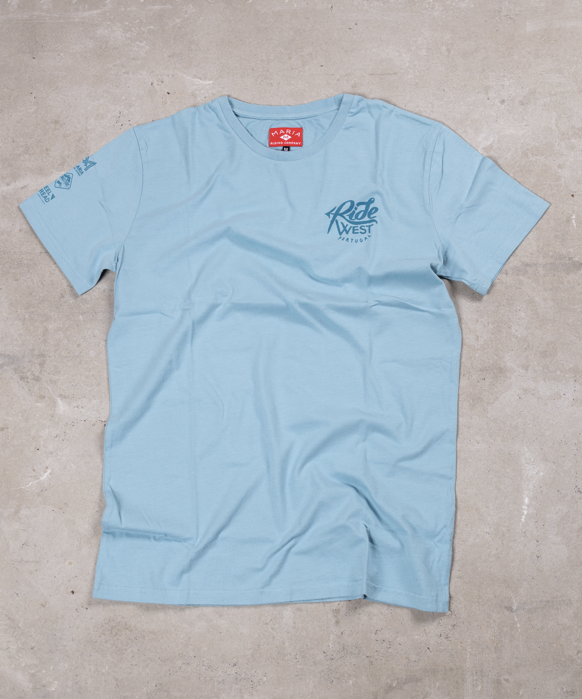 T-shirt - Ride West - Light Blue