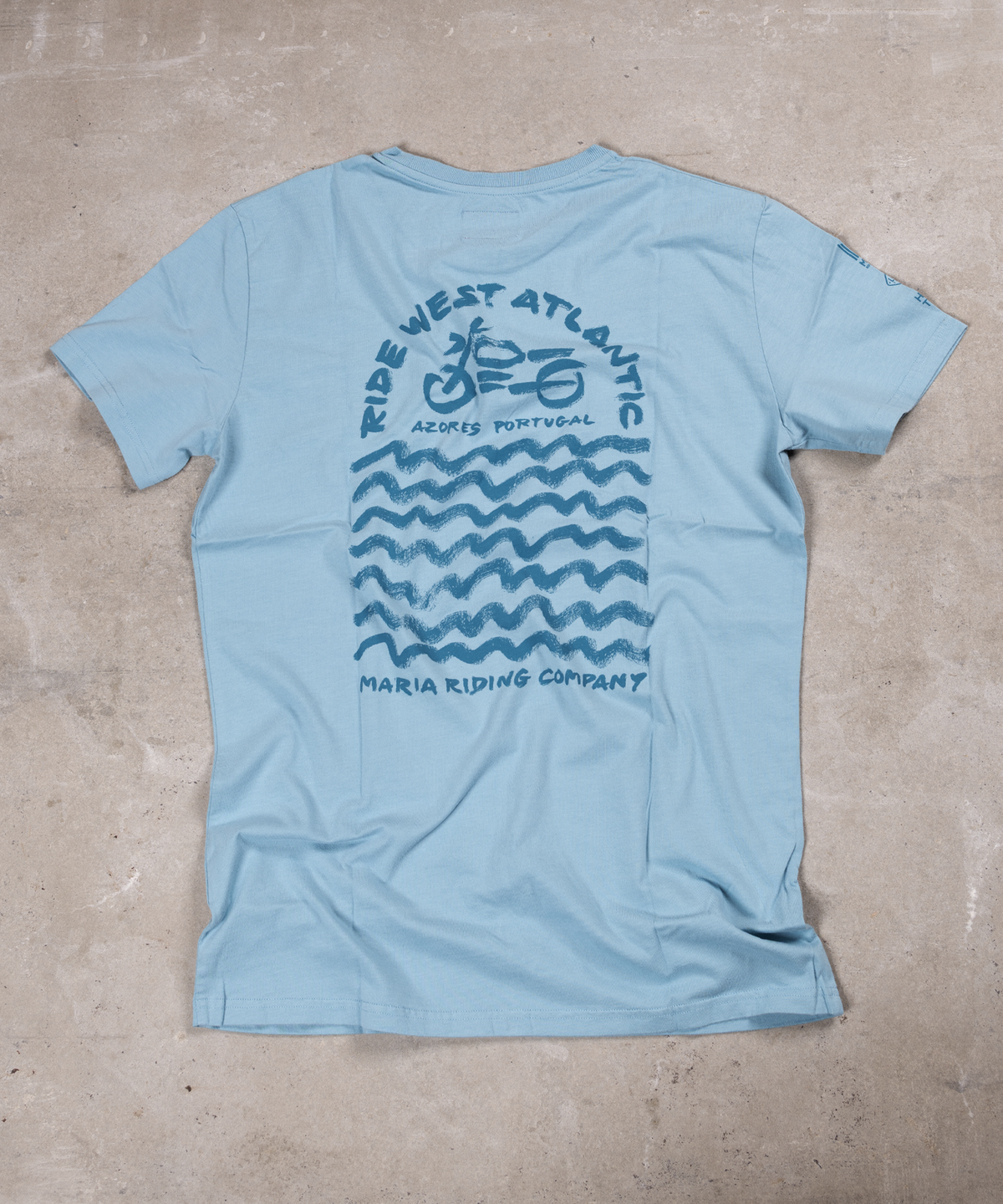 T-shirt - Ride West - Light Blue