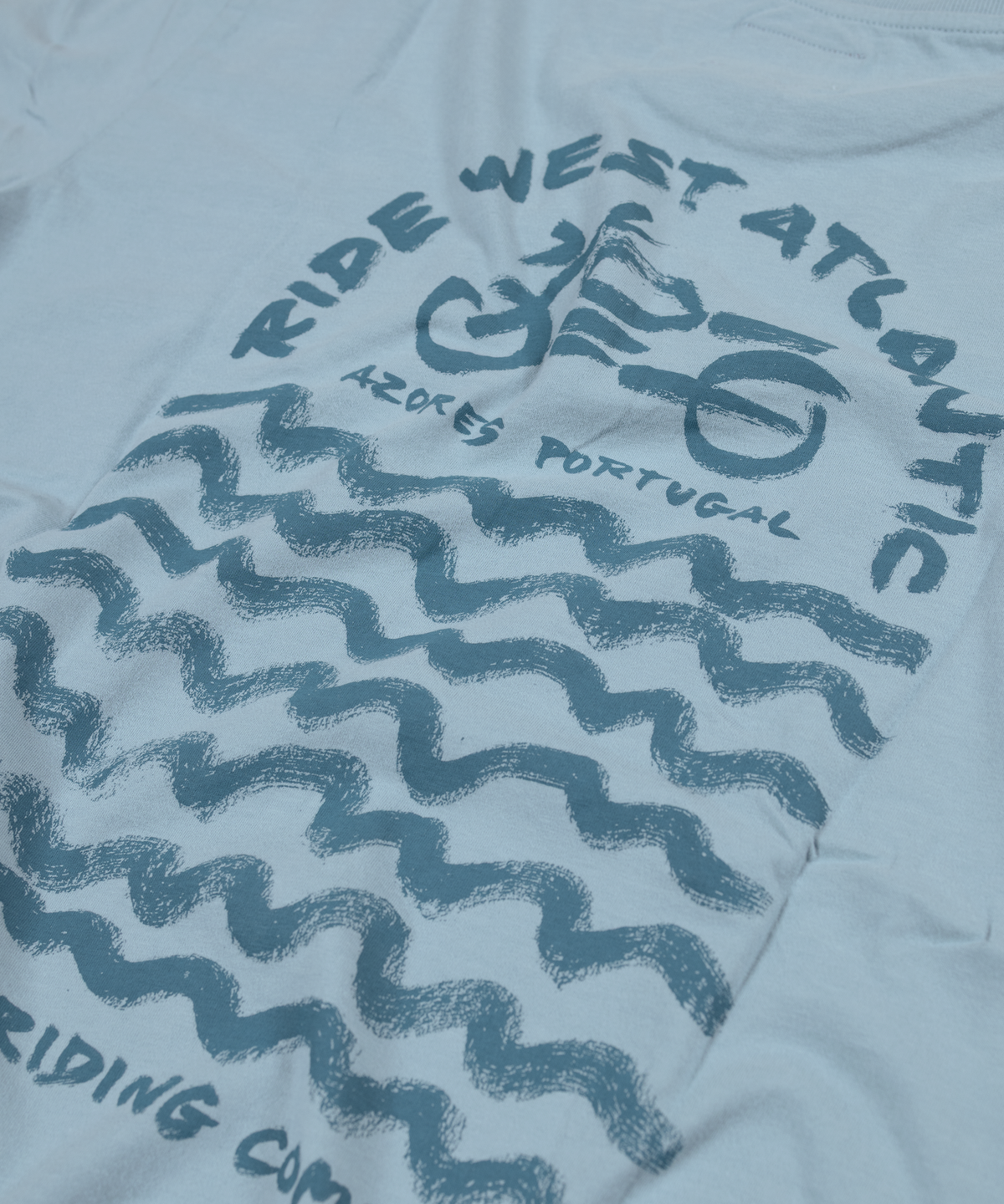 T-shirt - Ride West - Light Blue