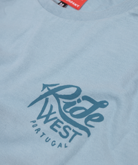 T-shirt - Ride West - Light Blue
