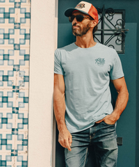 T-shirt - Ride West - Light Blue