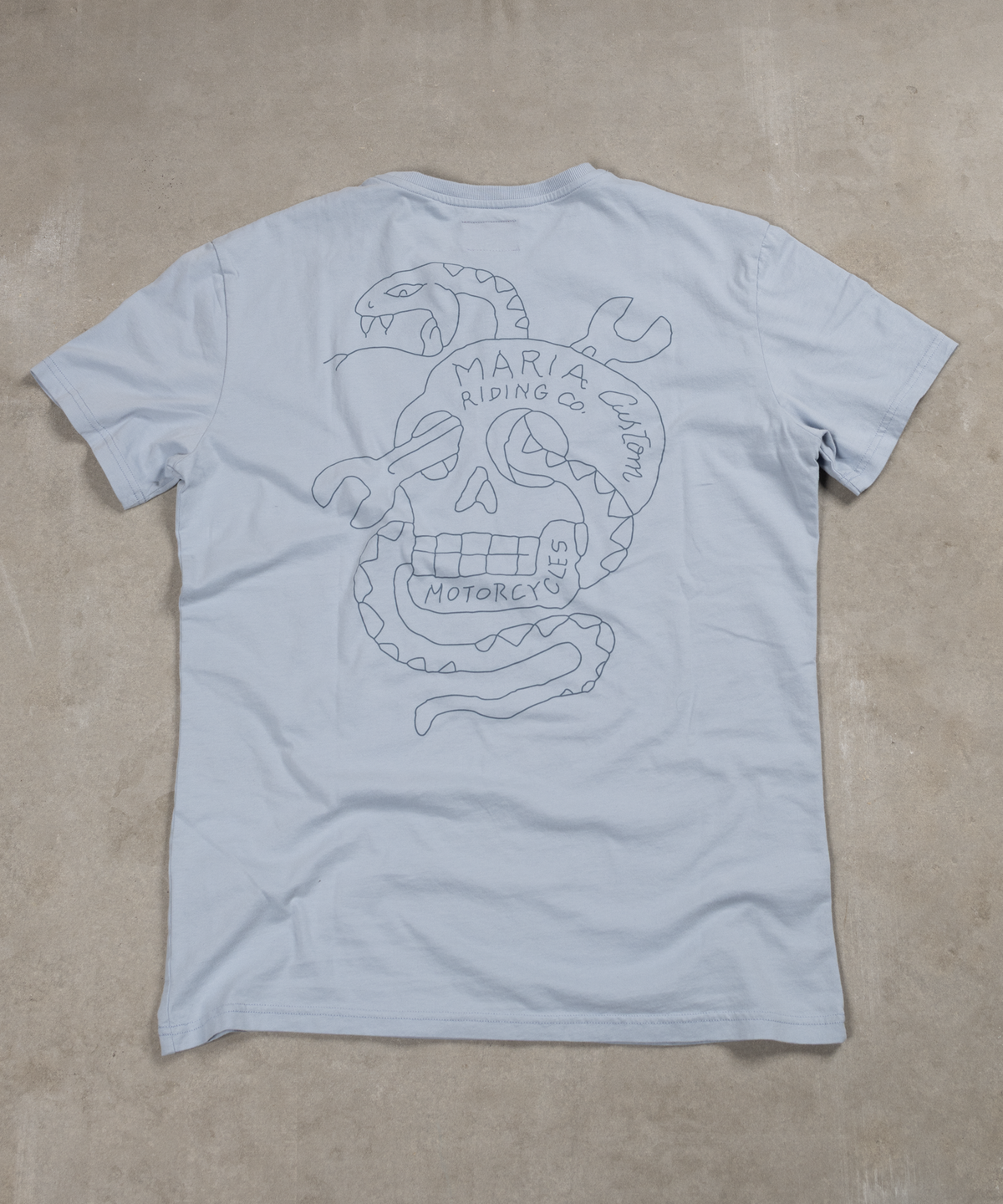 T-shirt - Screwed - Pale Blue