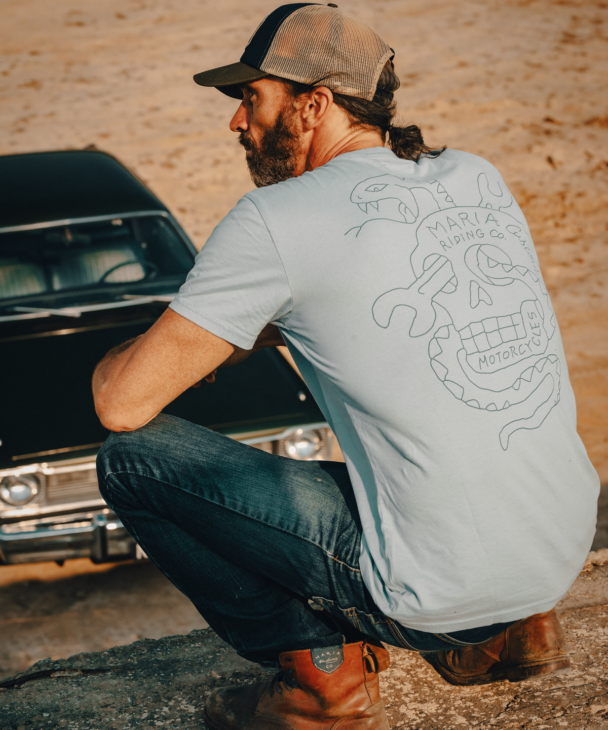 T-shirt - Screwed - Pale Blue