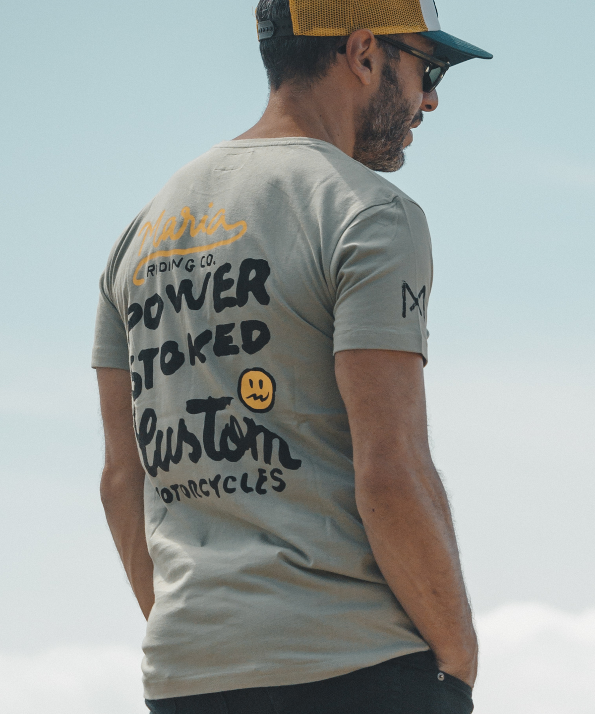 T-shirt - Power Stoked - Olive