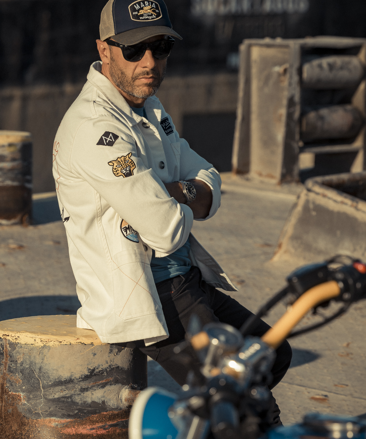 Maria Work Jacket - White