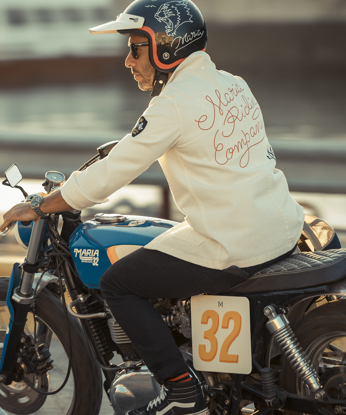 Maria Work Jacket - White