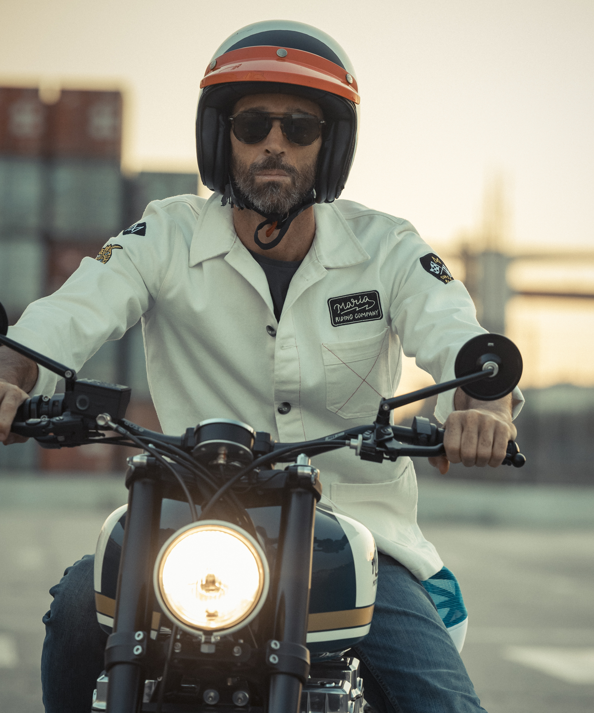 Maria Work Jacket - White