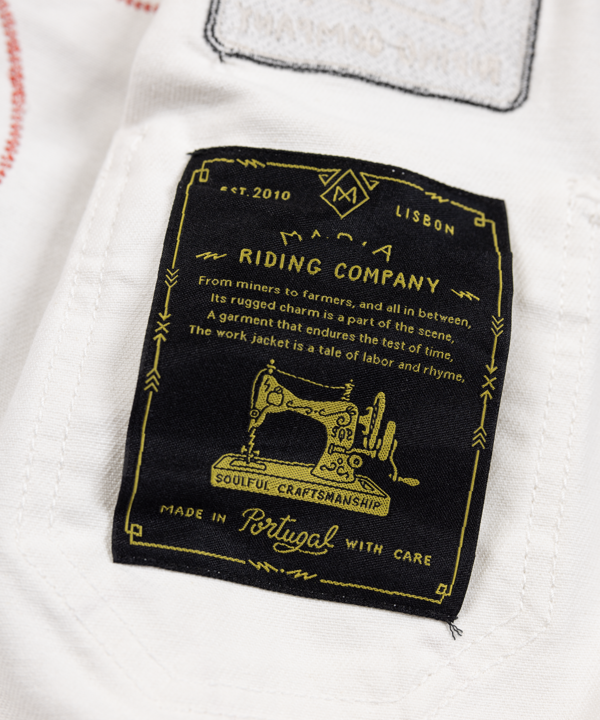 Maria Work Jacket - White