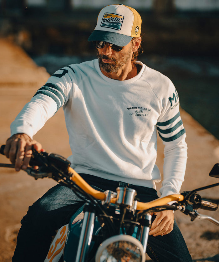 BACK IN STOCK! - White SPADES Winter Sweatshirt