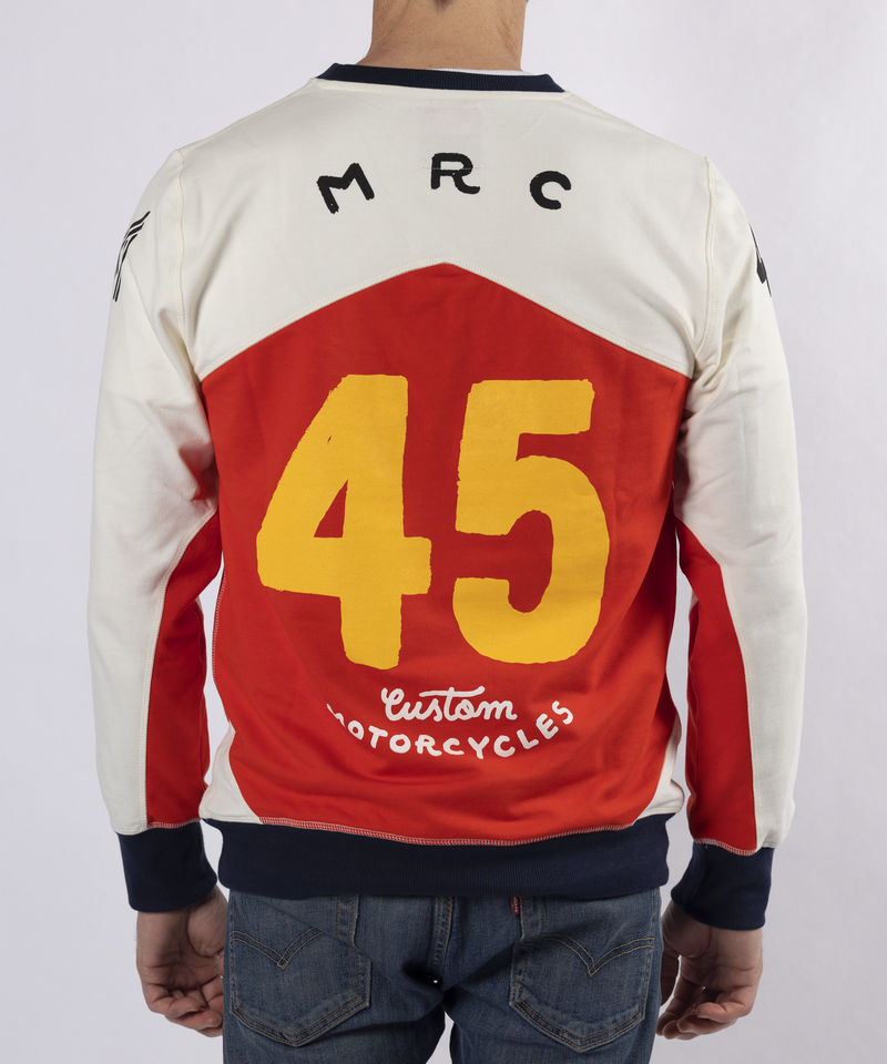 Men Racing Team Sweatshirt - Red