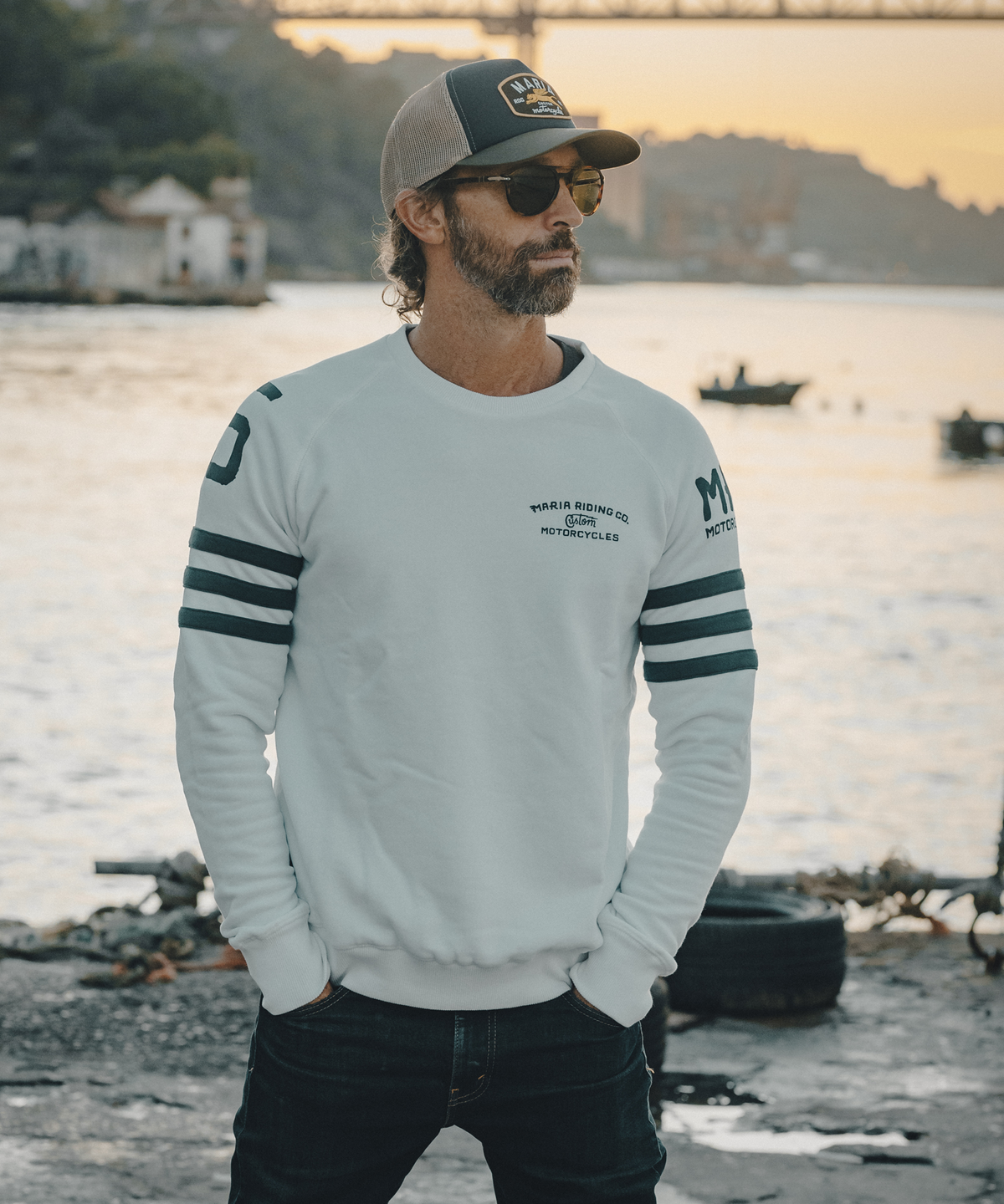 BACK IN STOCK! - White SPADES Winter Sweatshirt