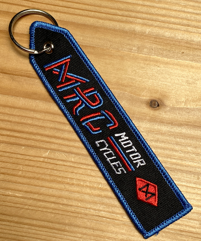 Stripe Keyring - Blue/Red