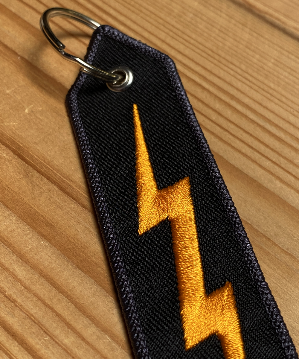 Stripe Keyring - Thunder