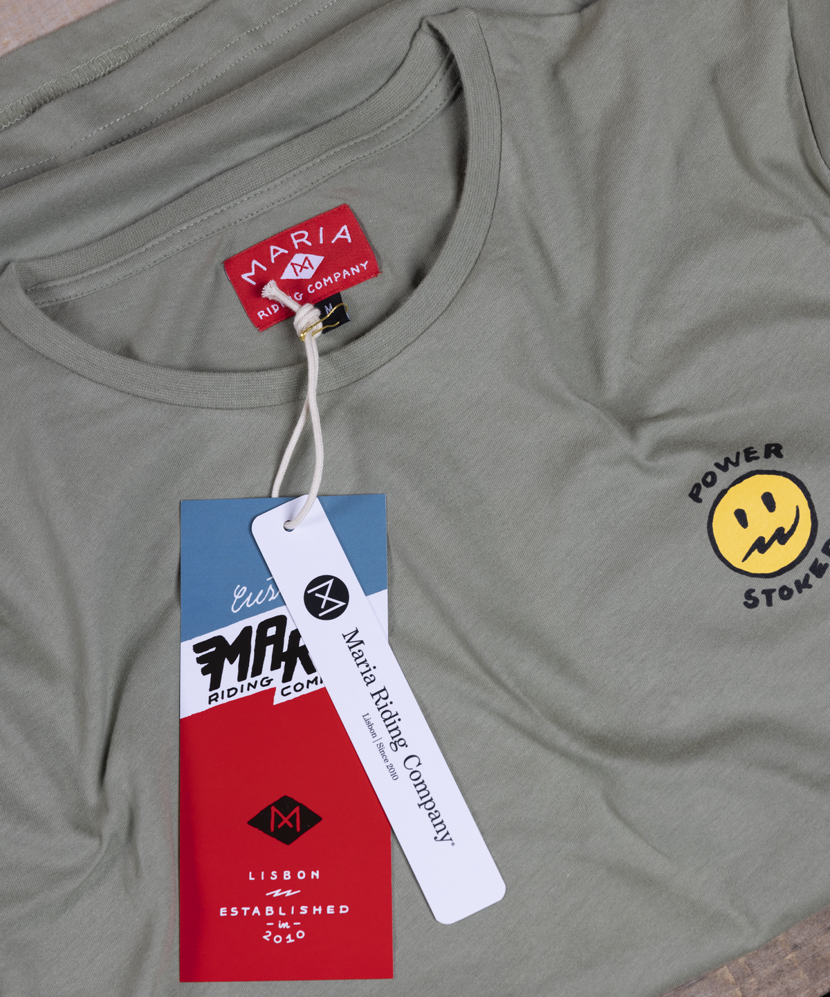 T-shirt - Power Stoked - Olive