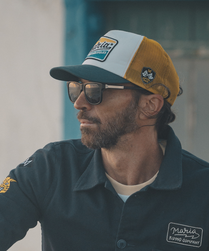 Yellow Trucker Cap - Sunset Race