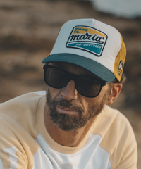 Yellow Trucker Cap - Sunset Race