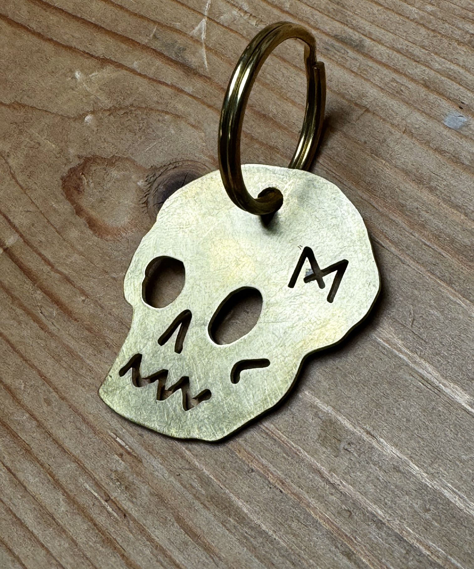 Brass Keyring - Skull – Maria Riding Company