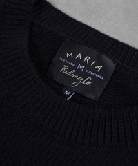 SAL - Merino Wool Sweater - Black with stripes