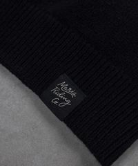 SAL - Merino Wool Sweater - Black with stripes
