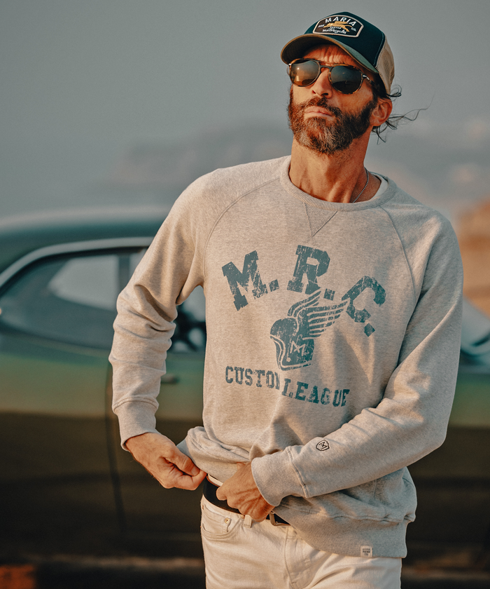 Custom League Lightweight Sweatshirt - Mescla Grey
