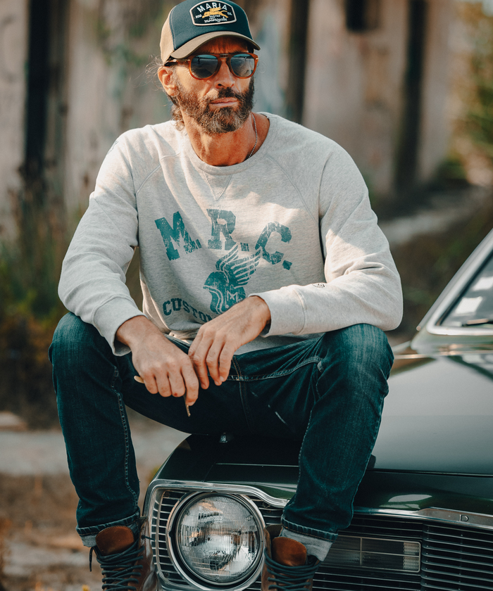 Custom League Lightweight Sweatshirt - Mescla Grey
