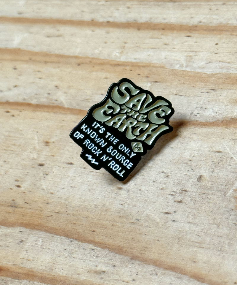 LAPEL PIN - Maria Rock - Black Nickel – Maria Riding Company