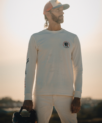 Panther Head Long Sleeve - Raw White