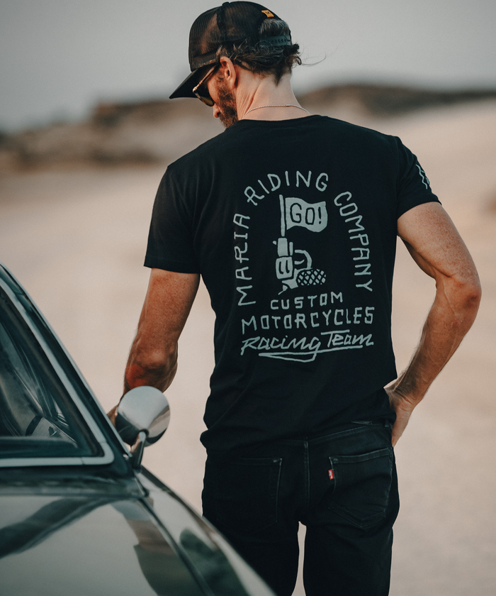 T-shirt - Ready Set Go! - Black