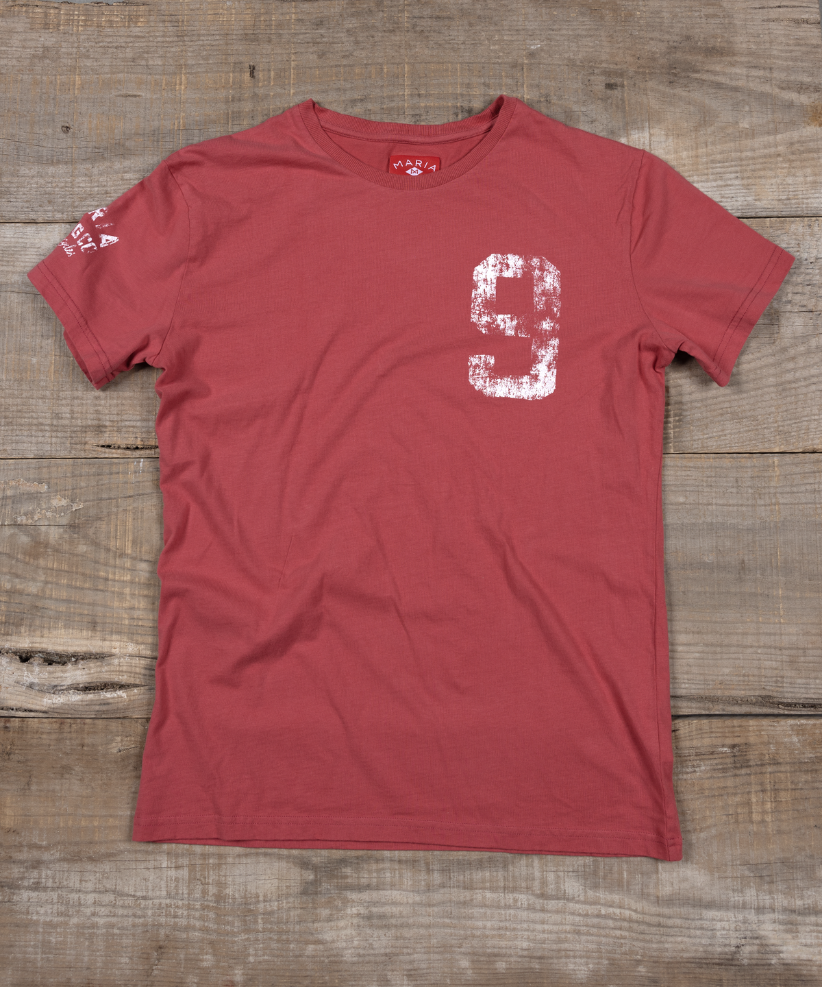 T-Shirt - Nine - Faded Red