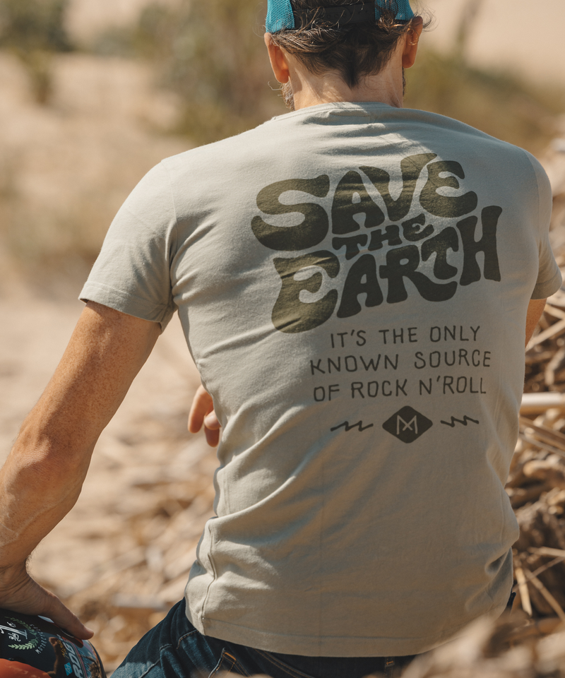 T-shirt - Save the Earth - Olive