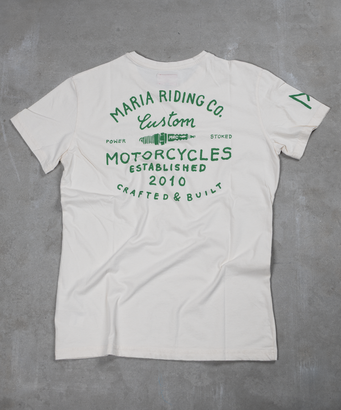 T-shirt - Handcrafted - Raw White