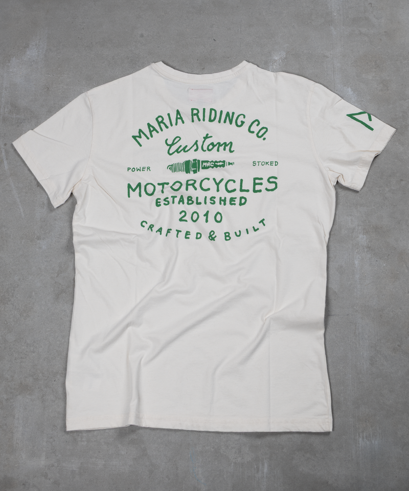 T-shirt - Handcrafted - Raw White
