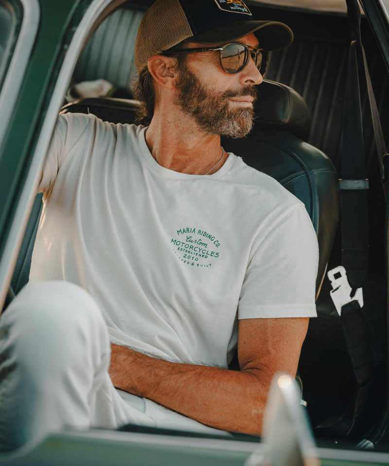 T-shirt - Handcrafted - Raw White