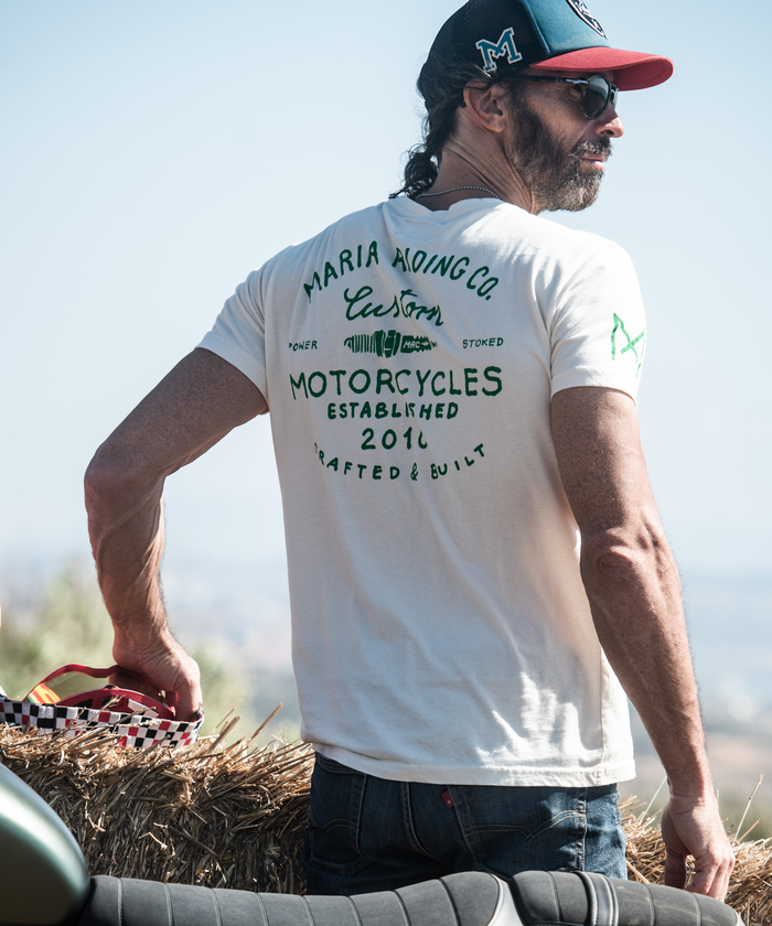 T-shirt - Handcrafted - Raw White