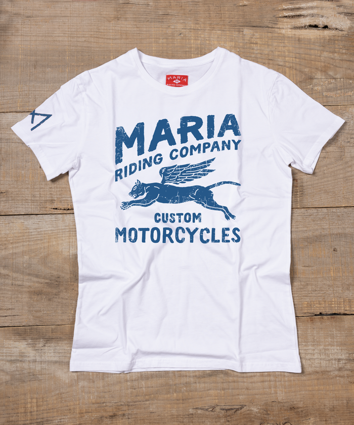 T-Shirt - Flying Tiger - White and Blue