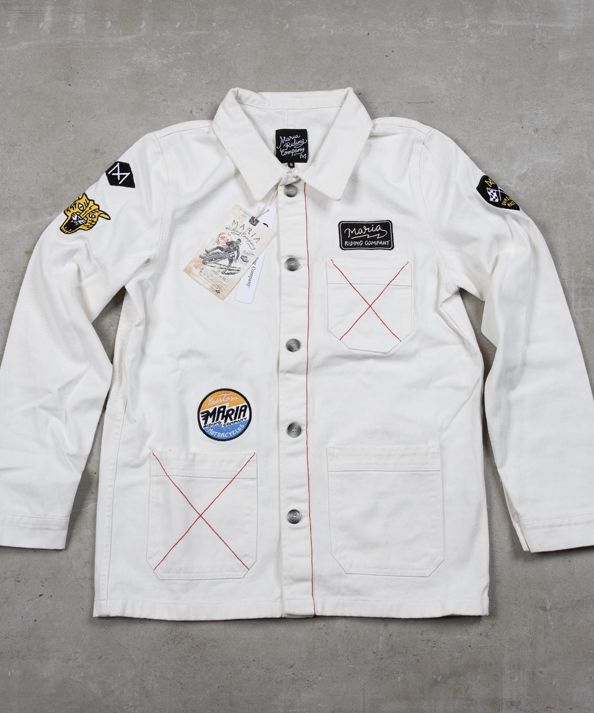 Maria Work Jacket - Raw White