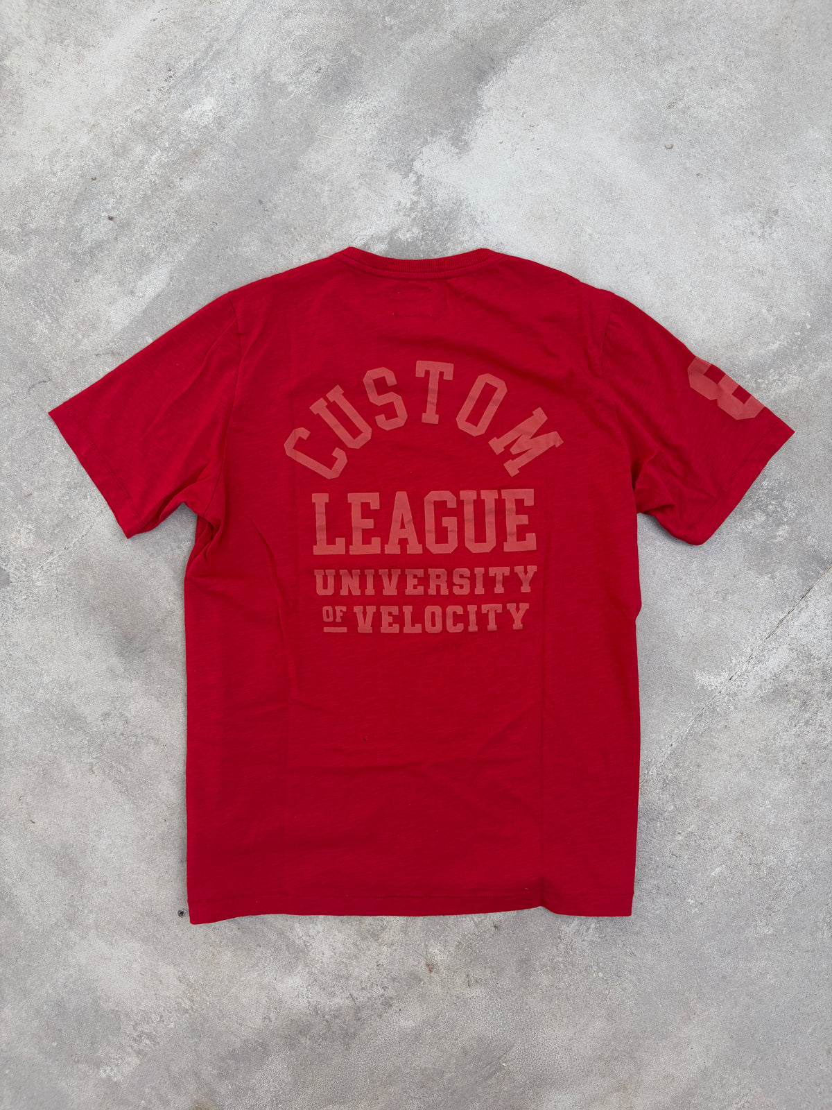 Pima Cotton Super T-shirt - Custom League - Roman Red