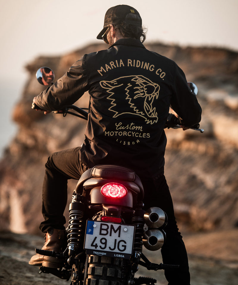 Wild Cat - Coach Jacket - Black