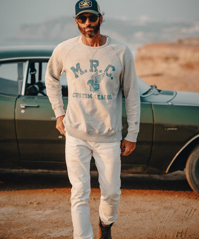 NEW! - Custom League Sweatshirt - Mescla Grey