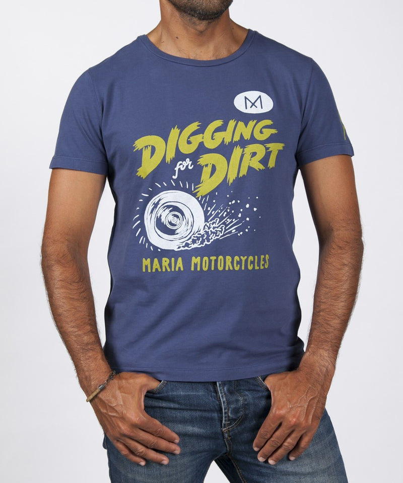 Men Digging for Dirt T-Shirt - Blue