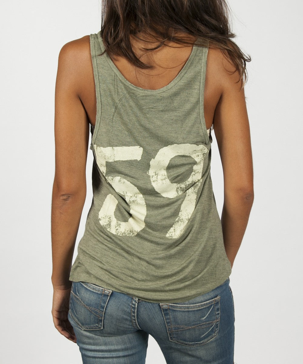 Women Top Tank - Army Green