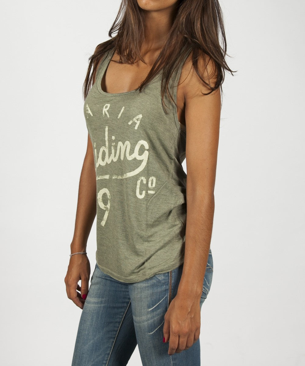 Women Top Tank - Army Green