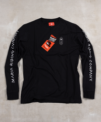 Lone Surfer Long Sleeve - Black