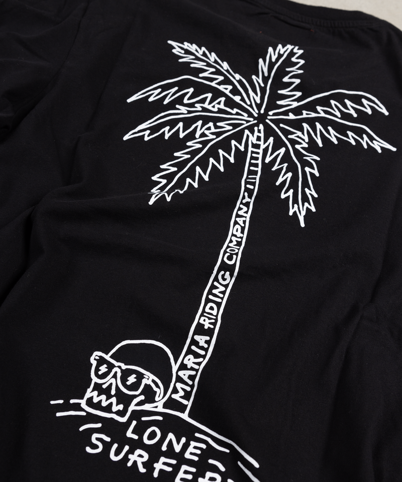 Lone Surfer Long Sleeve - Black