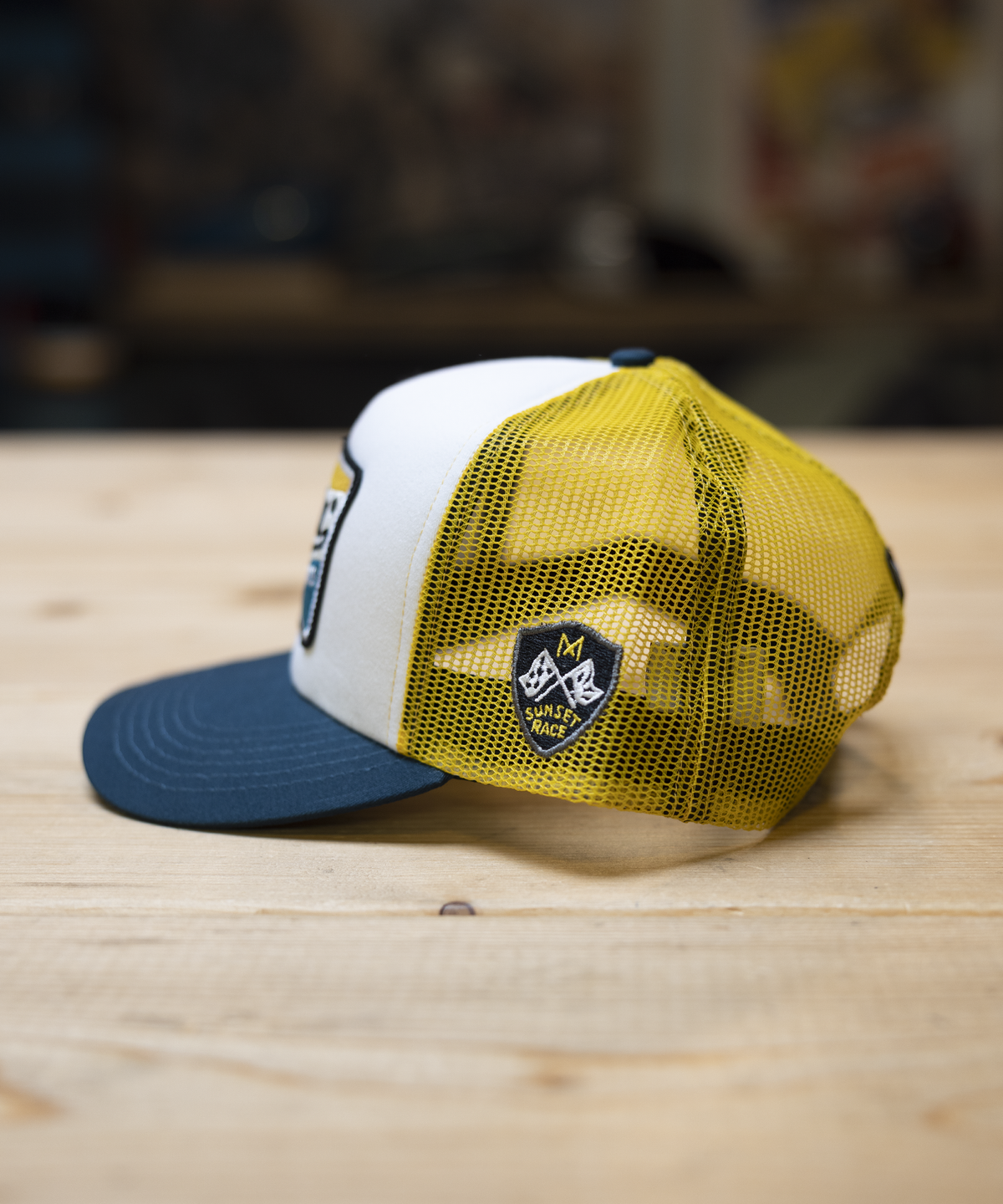 Yellow Trucker Cap - Sunset Race