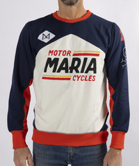 Men Racing Team Sweatshirt - Blue