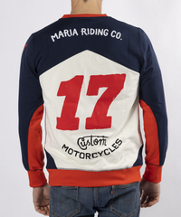 Men Racing Team Sweatshirt - Blue